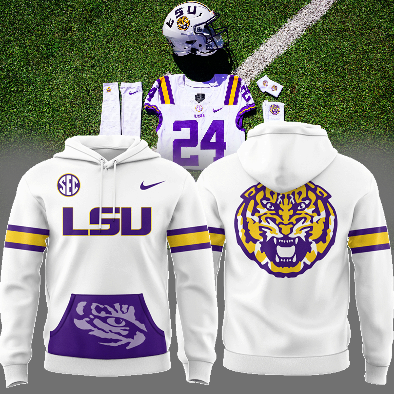 Special White Hoodie Unique Gift For Fan