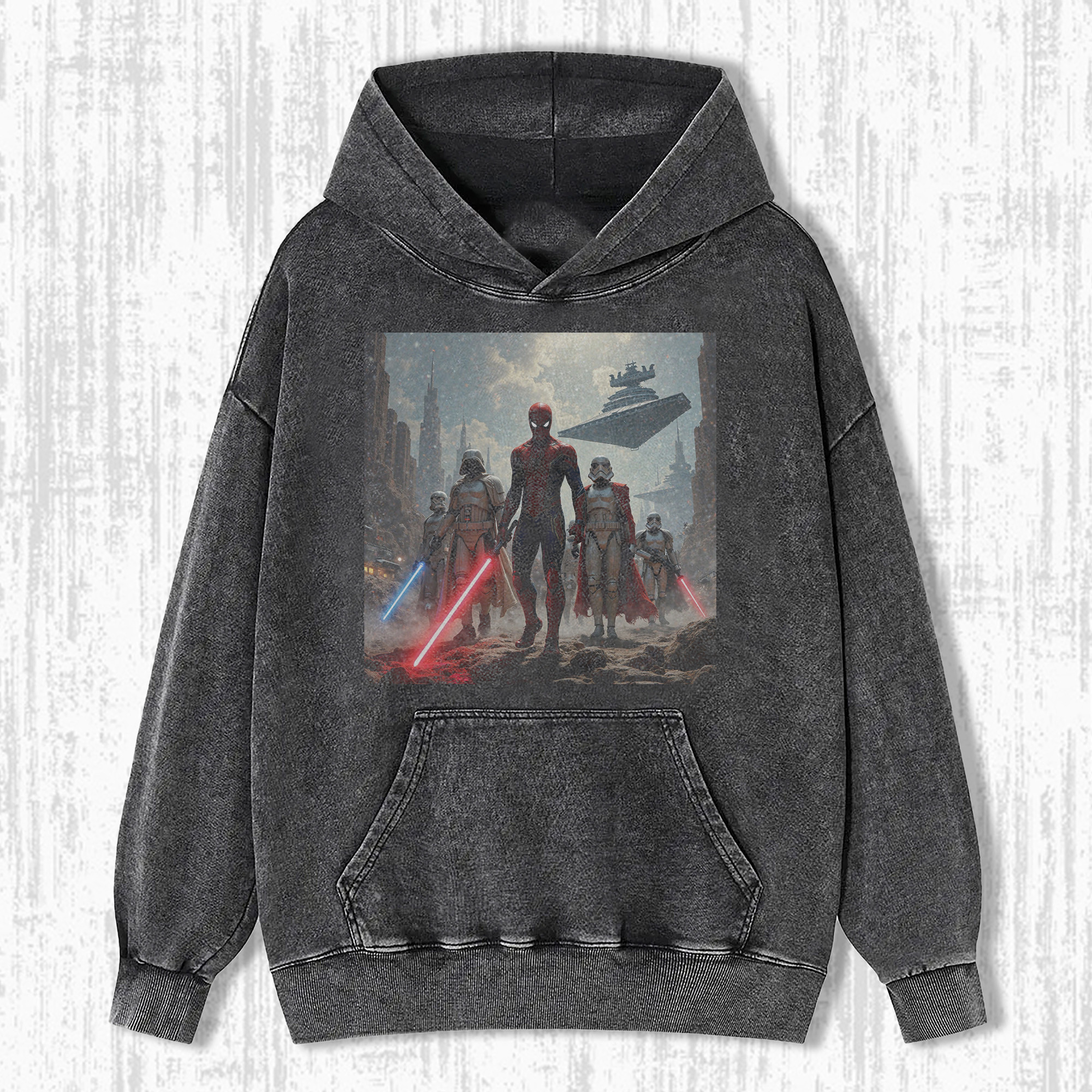 Spiderman Joins Star Wars Hoodie Gifts For People Who Like Star Wars
