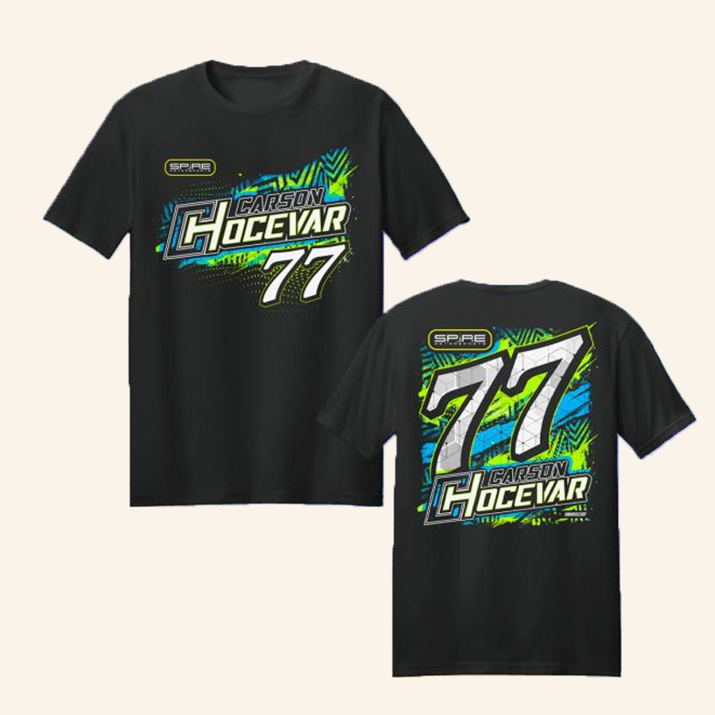 Spire Motorsports Merch 77 Carson Hocevar Lifestyle T-Shirt 2025 Best Gifts For Husband