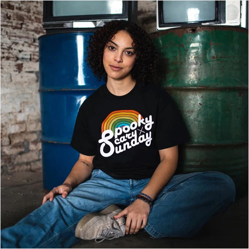 Spooky Scary Sunday T-Shirt Coryxkenshin Merch Birthday Gifts For Dudes Her BFF Gifts Ideas