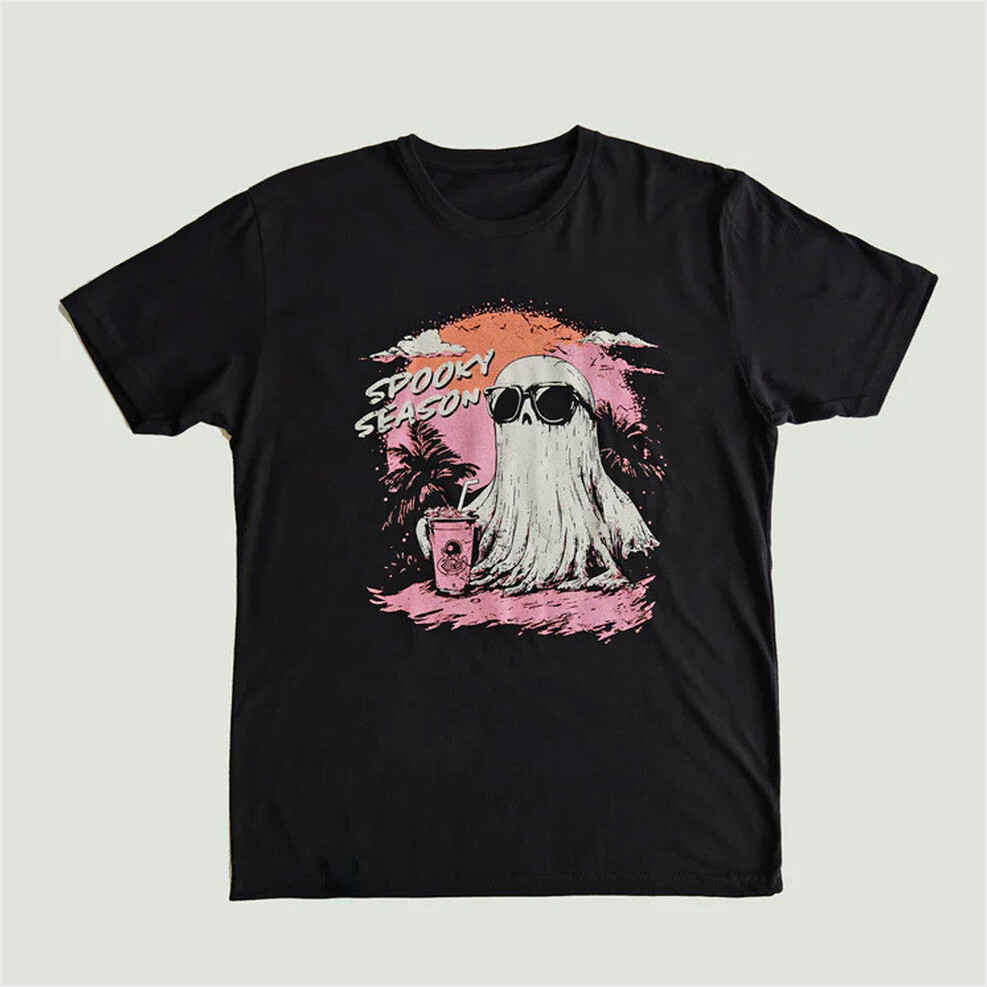 Spooky Season Black T-Shirt Project Fear Merch Birthday Gifts For Halloween Gifts For Besties