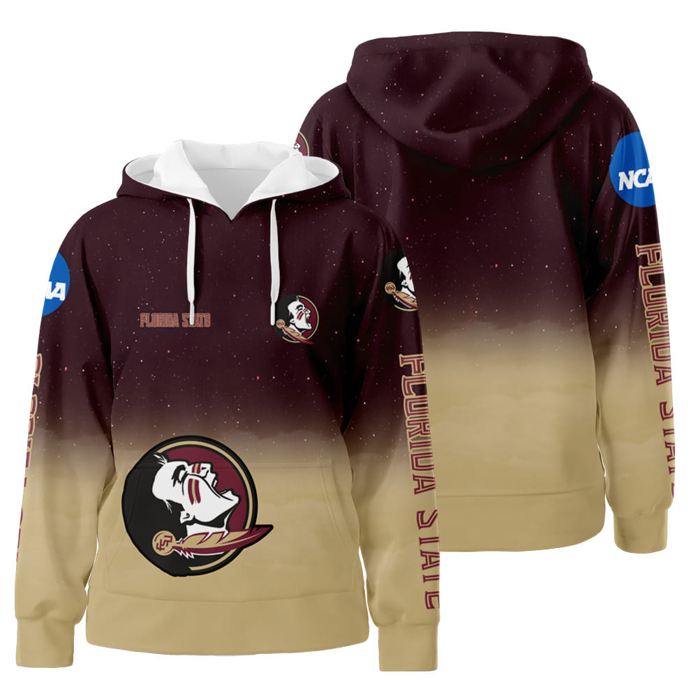 Sports Florida State Seminoles Football 3D All Over Print Hoodie Zip-Up Hoodie