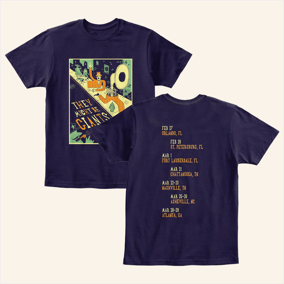 Spring 2025 Tour Shirt Tmbg Merch Best Birthday Gifts For Husband Gifts For BFF