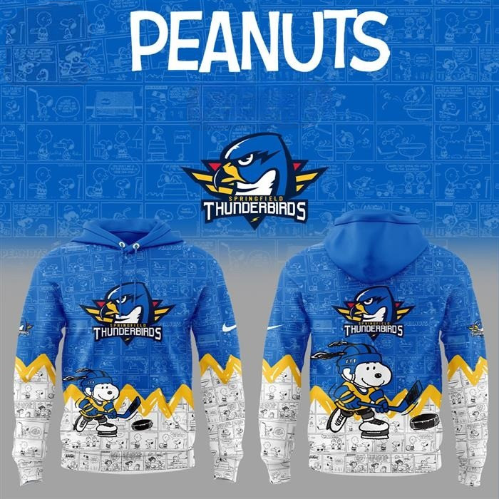 Springfield Thunderbirds Pokemon Peanuts Hoodie Gifts For Boyfriend