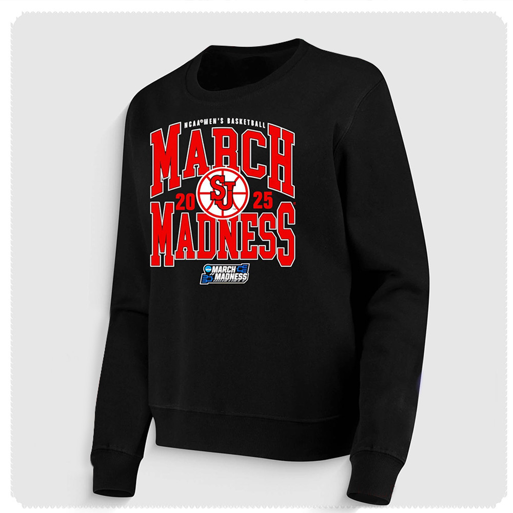 St. Johns NCAA MenÃ¢â‚¬â„¢s Basketball March Madness 2025 Sweatshirt Gifts For Basketball Fan