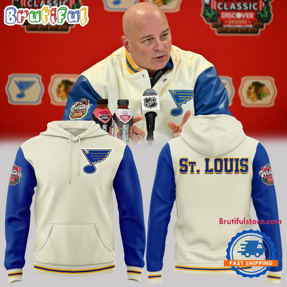St Louis Blues Special Winter Classic Hoodie