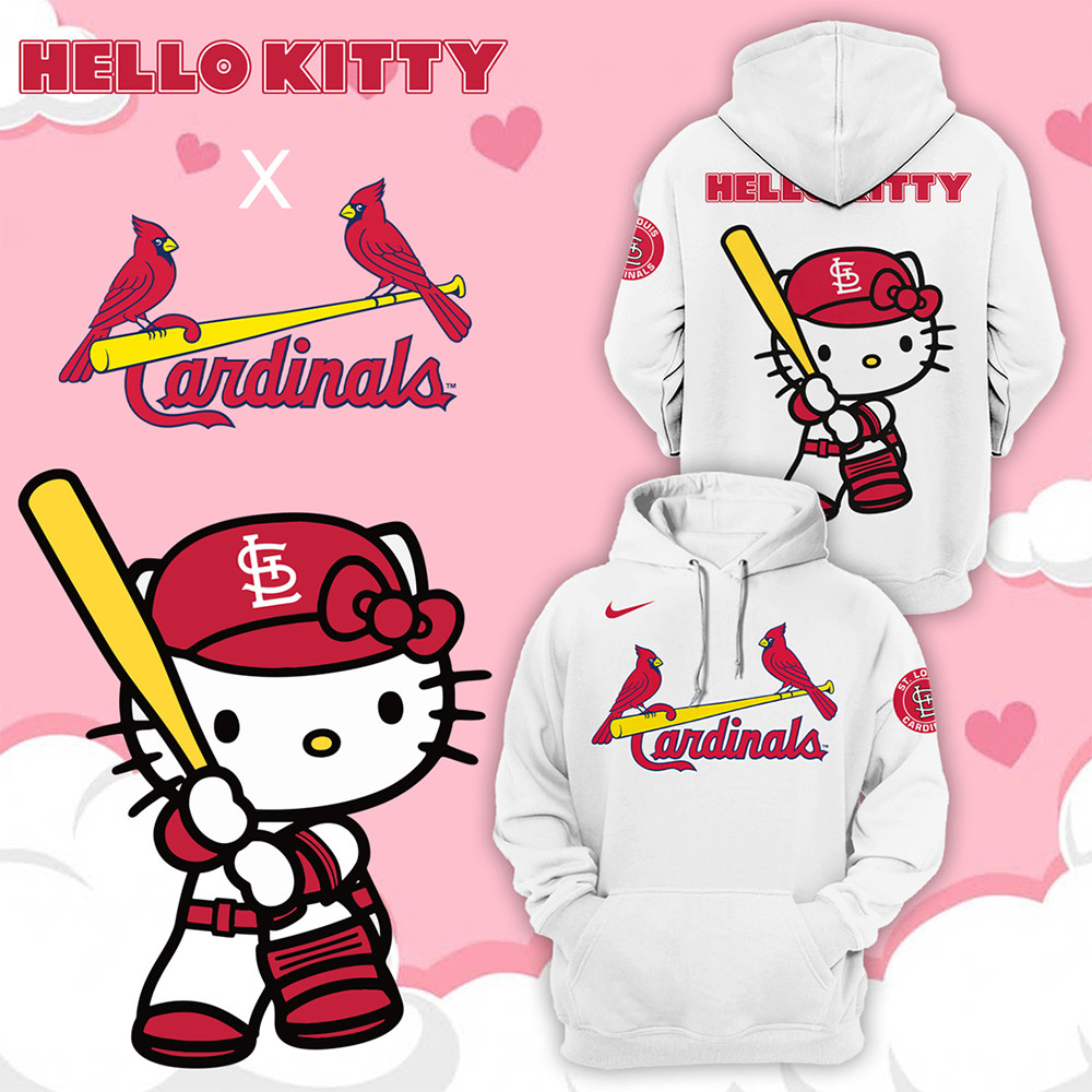 St. Louis Cardinals Hello Kitty Night September 19th Hoodie Best Gifts For Baseball Lovers