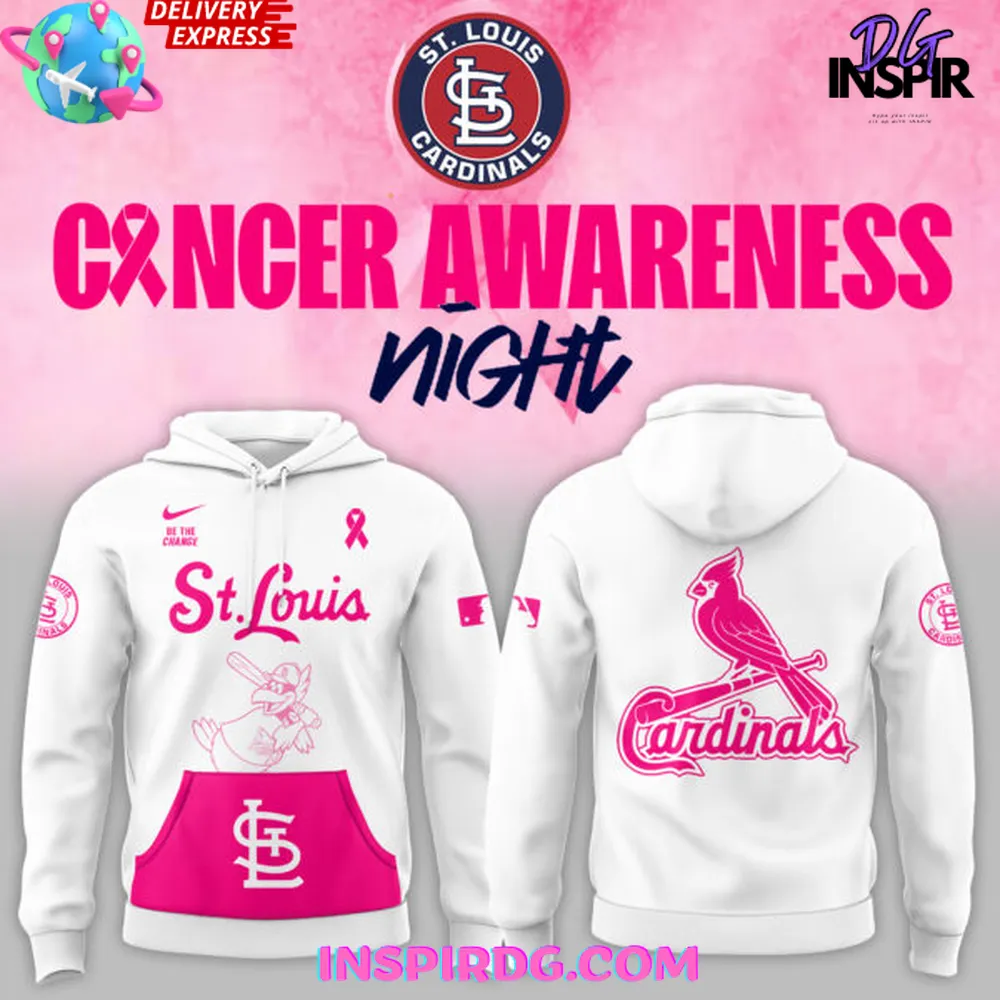 St Louis Cardinals x Cancer Awareness Night 2025 Hoodie