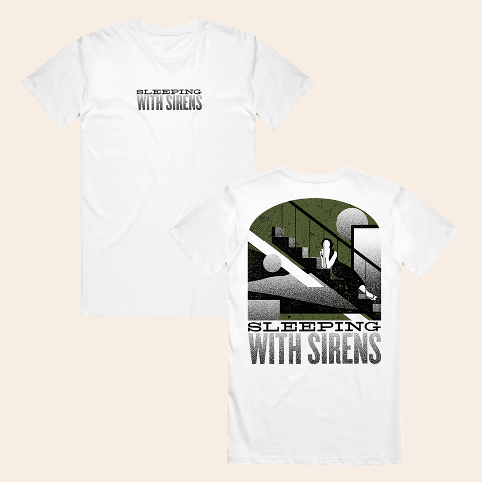 Stairs T-Shirt Sleeping With Sirens Merch Father In Law Gifts Dads Day Best Friend Gifts
