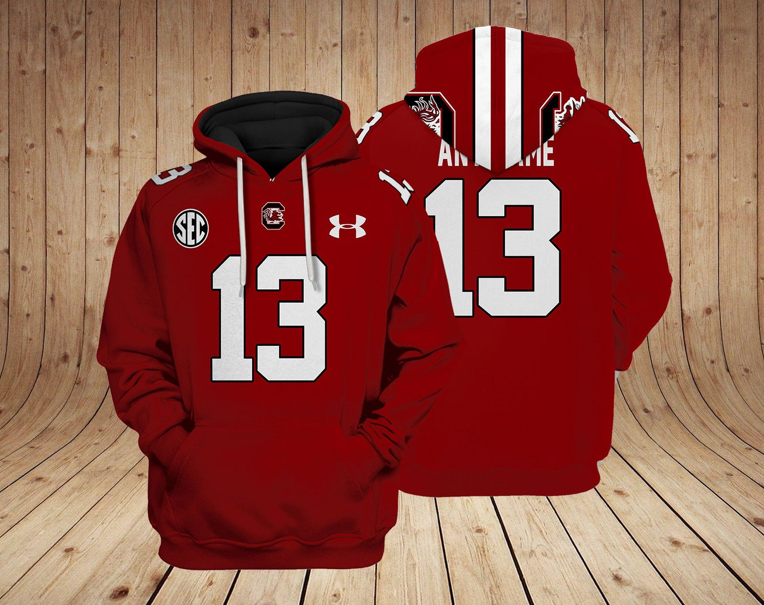 Stanford Cardinal Football Custom 3D printed Sweatshirt Hoodie Zipped Hoodie