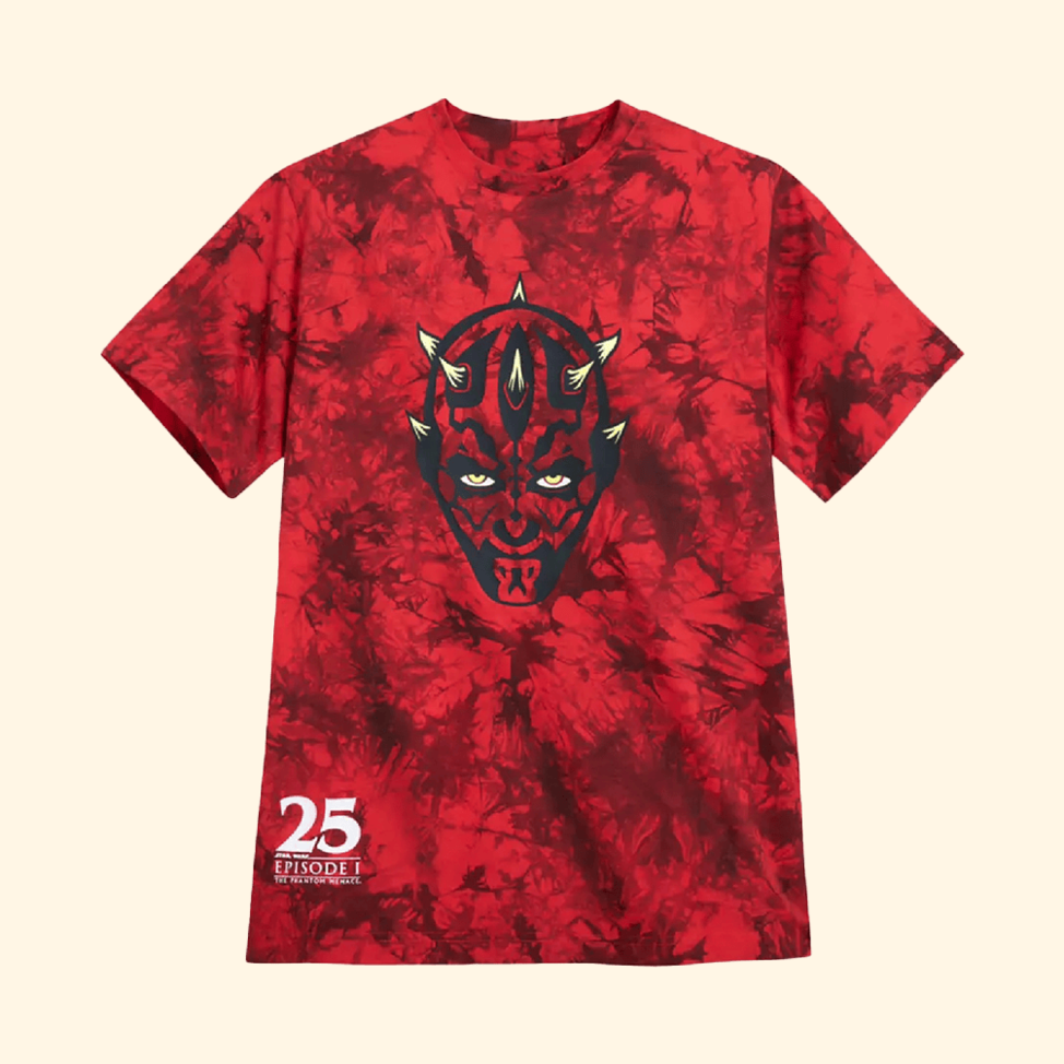 Star Wars Darth Maul Tie Dye T-Shirt Disney Merch Best Birthday Gifts For Dad BFF Gifts Ideas
