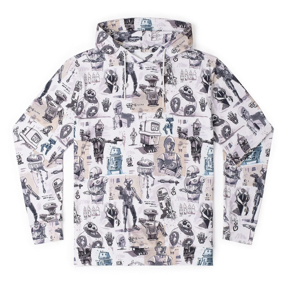 Star Wars Droid Drawings Hoodie Great Gifts For Dad