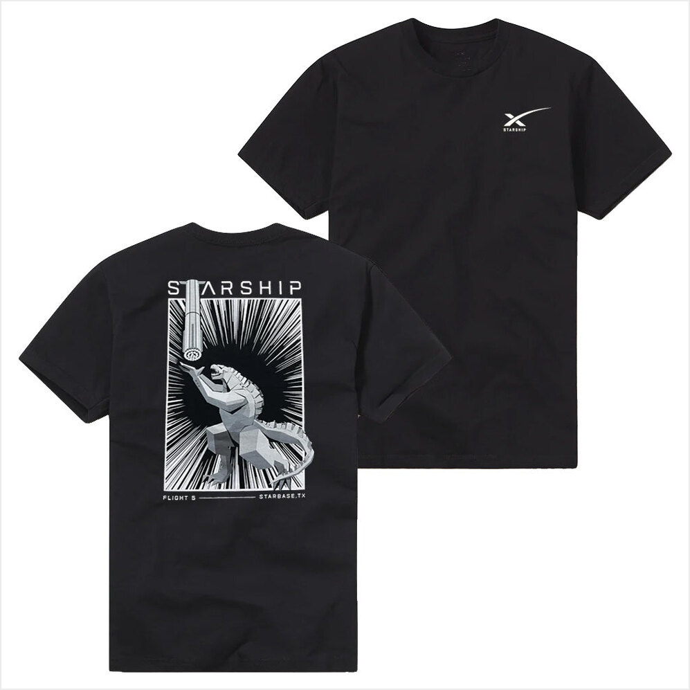 Starship Flight 5 T-Shirt SpaceX Merch Gift Ideas For Friends Best Friend Birthday Gifts