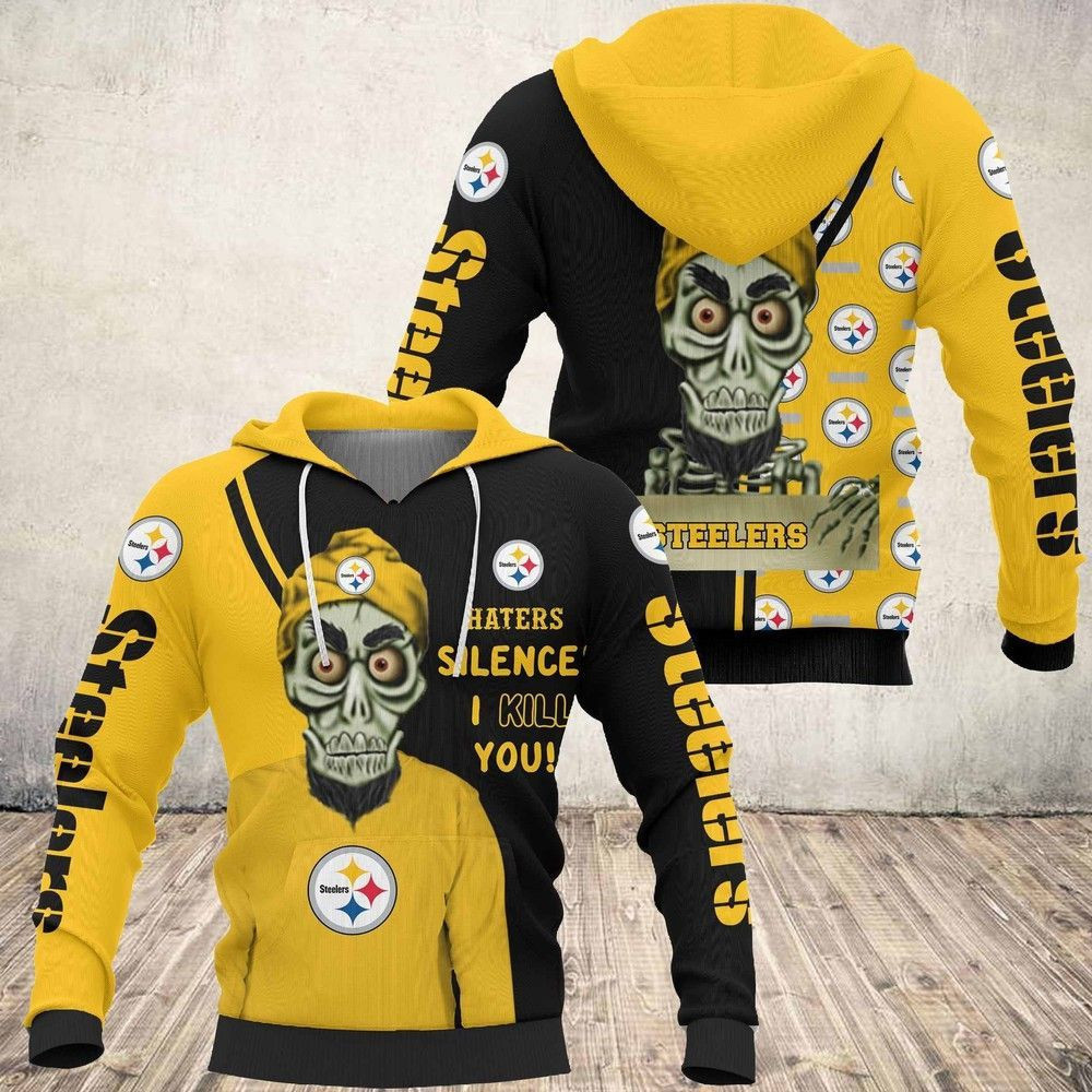 Steelers Hater Silence I Kill You Hoodie  Zip Hoodie