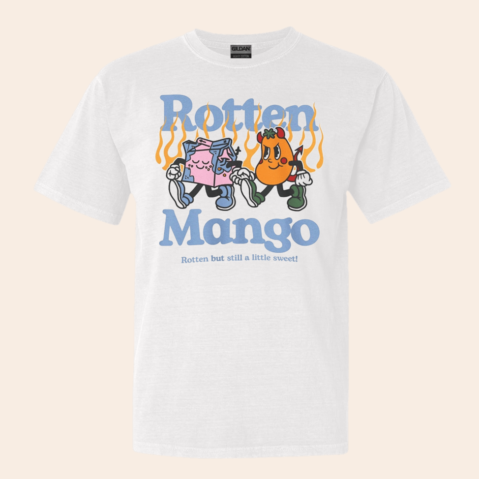 Stephanie Soo Rotten Mango White T-Shirt Rotten Mango Merch Fathers Day Gifts For Dudes