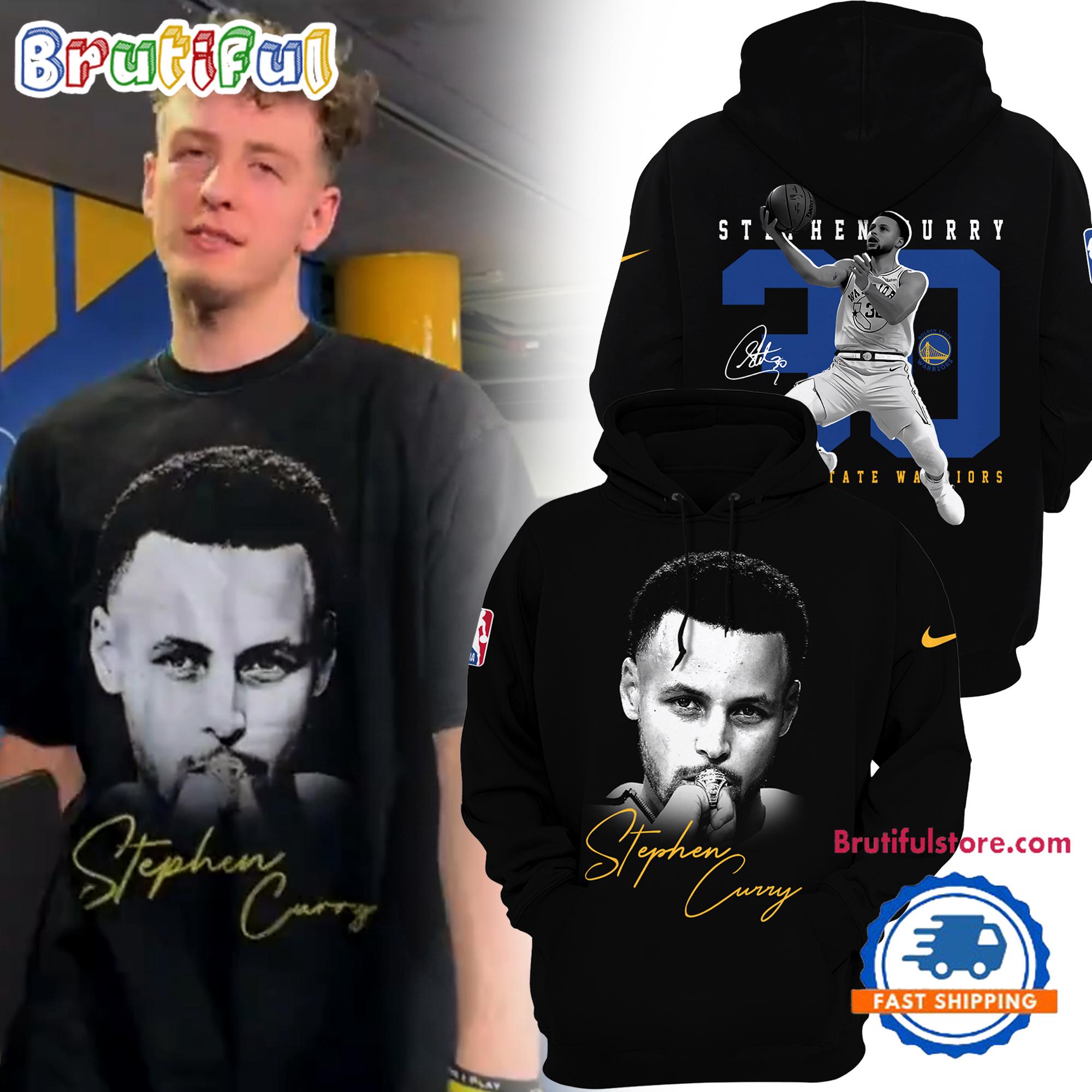 Stephen Curry Golden State Warriors Basketball Graphics Signature Hoodie