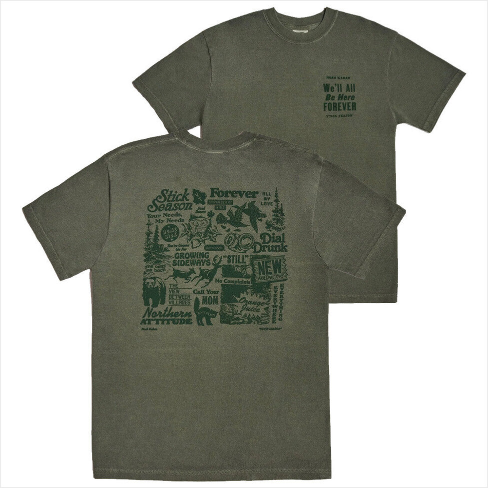 Stick Season Forever T-Shirt Noah Kahan Merch Cool Gifts For Music Lovers Gifts For Besties