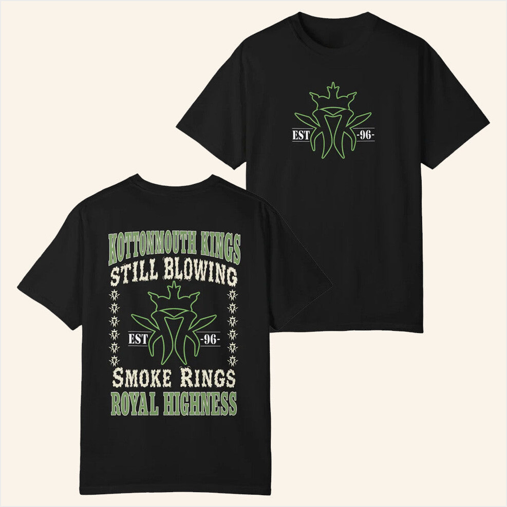 Still Blowing Smoke Rings Est 96 T-Shirt Kottonmouth Kings Merch Birthday Gift Ideas For Him