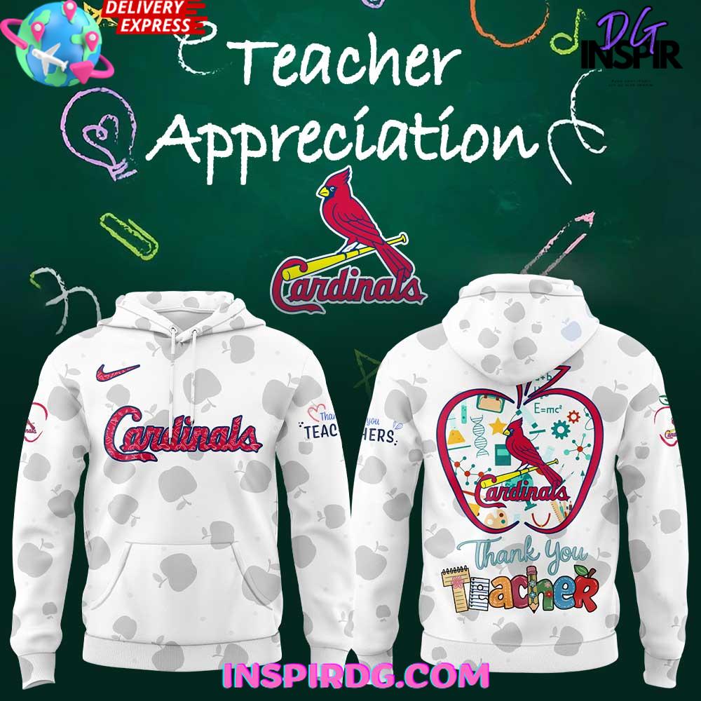 StLouis Cardinals Teacher Appreciation Night 2025 Hoodie