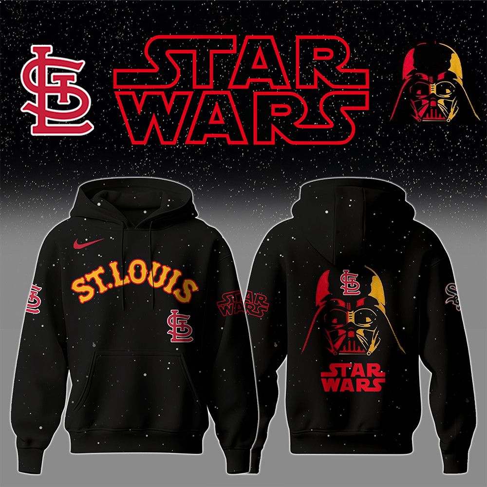 St.Louis Cardinals x Stars Wars Night Hoodie Cool Gifts For Baseball Lovers