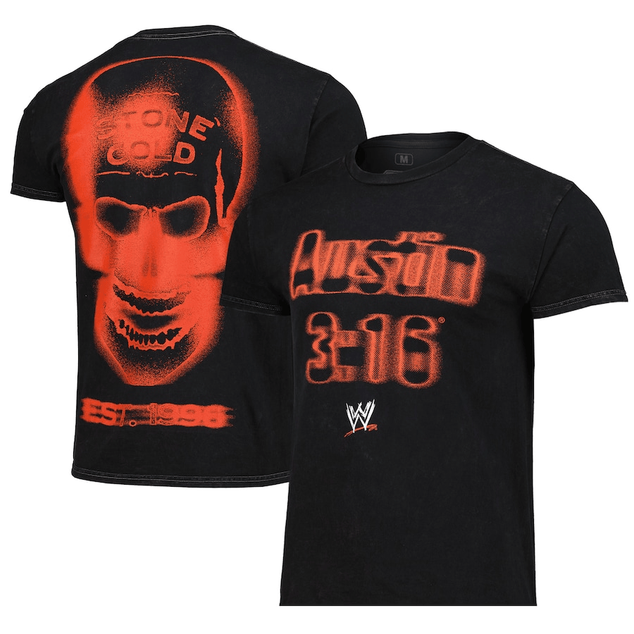 Stone Cold Steve Austin Merch Stone Cold Steve Austin 316 Skull T-Shirt Top Fathers Day Gifts