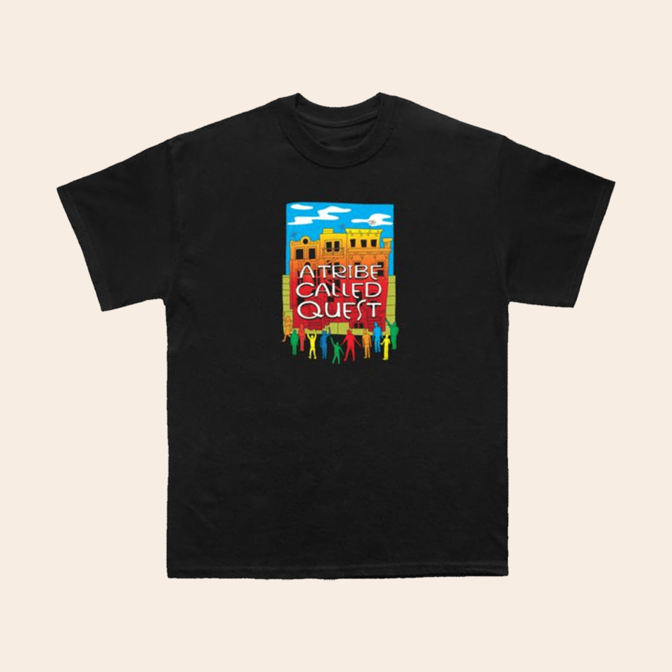 Store ATCQ Peoples Instinctive Travels Black T-Shirt A Tribe Called Quest Merch Dad Gifts
