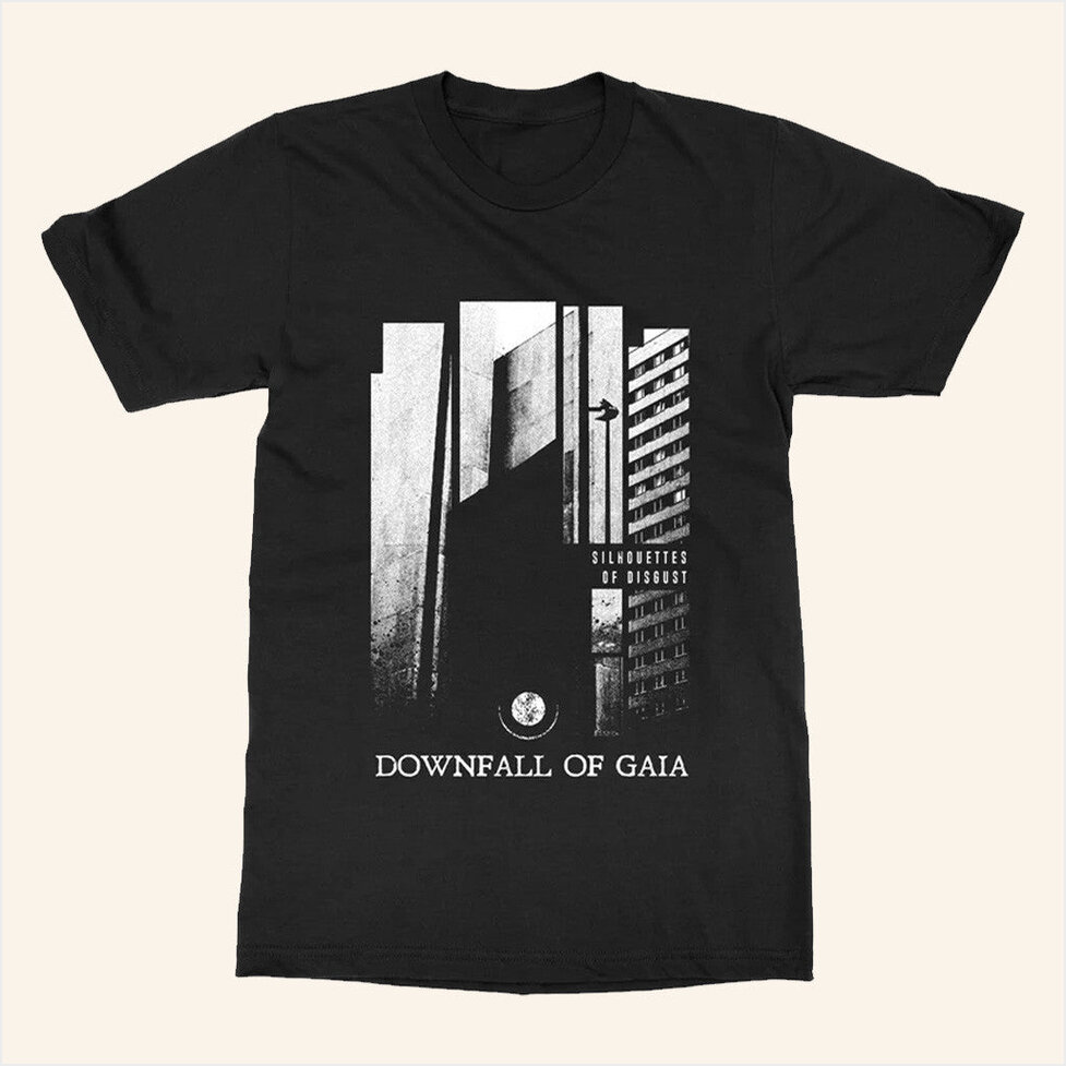 store Merch Downfall Of Gaia Silhouettes Of Disgust T-Shirt Indiemerch Birthday Gifts For Him