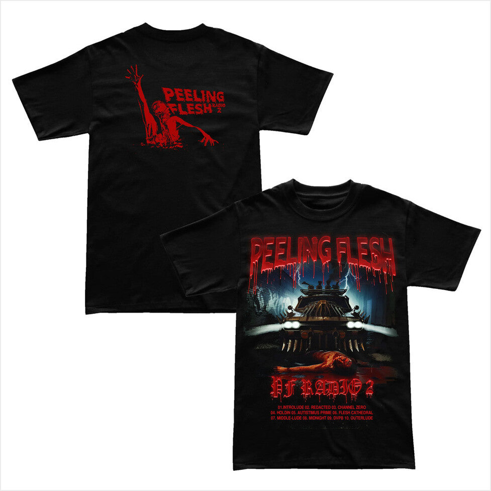 store Merch Peeling Flesh Pf Radio 2 T-Shirt Indiemerch Best BFF Birthday Gifts Ideas
