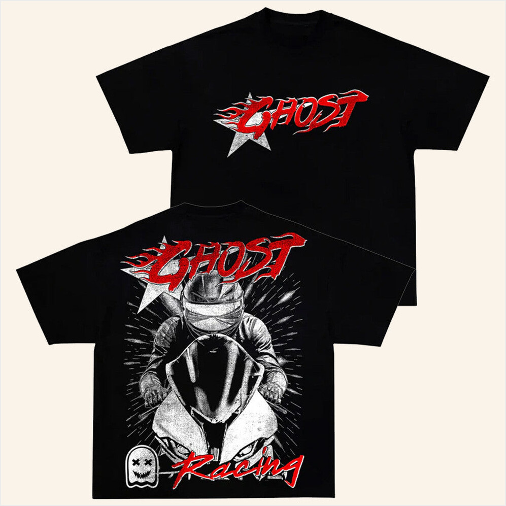Store Shop Star Ghost Shirt Official Ghost Racing Merch Black Birthday Gifts For BFF