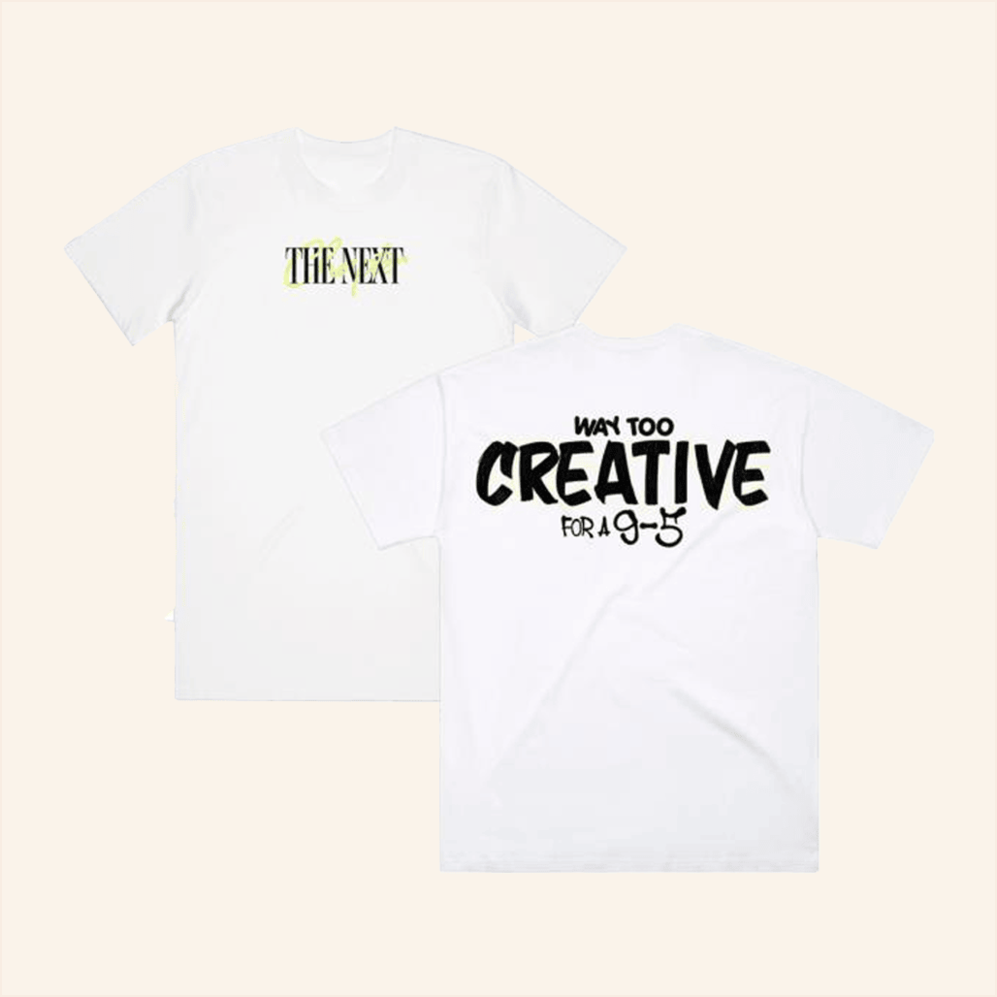 Store Way Too Creative Box T-Shirt The Next Chapter Merch White Dudes Gifts Best Friend Gifts