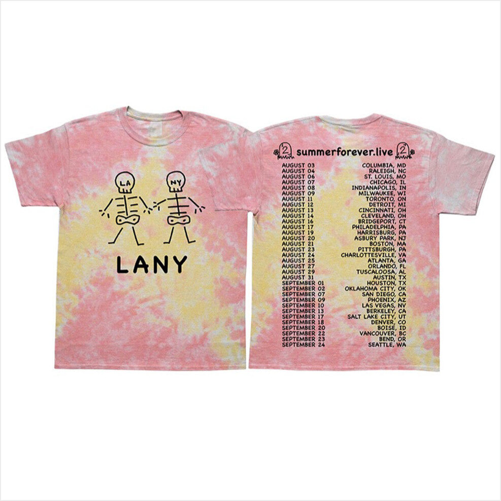 Summer Forever Tie Dye T-Shirt Lany Merch Birthday Gifts For Besties Christmas Presents