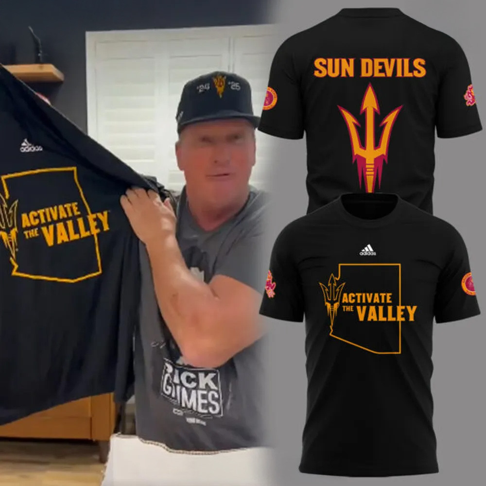 Sun Devil Activate The Valley T-Shirt Sun Devil Merch Fathers Day Gifts For Husband