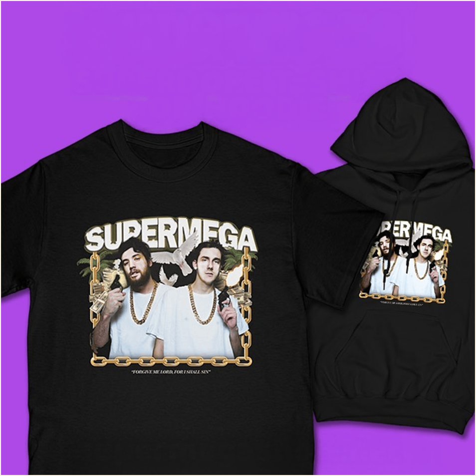 Supermega Forgive Me Lord For I Shall Sin T-Shirt SuperMega Merch Awesome Fathers Day Gifts