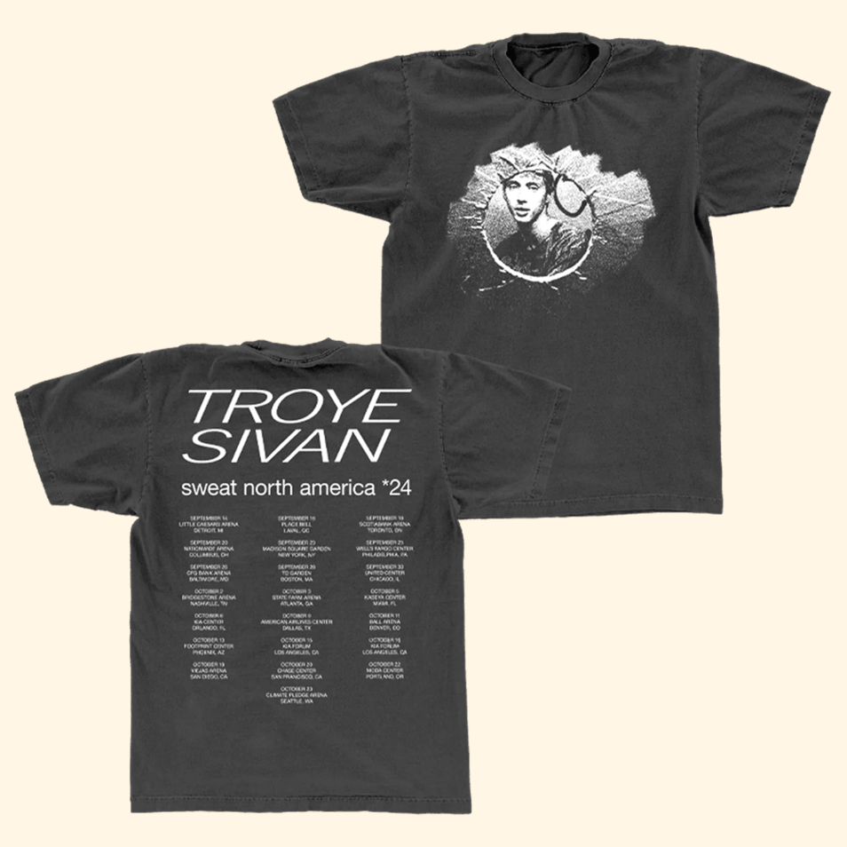 Sweat Dateback T-Shirt Sweat Tour Troye Sivan Merch Meaningful Fathers Day Birthday Gifts