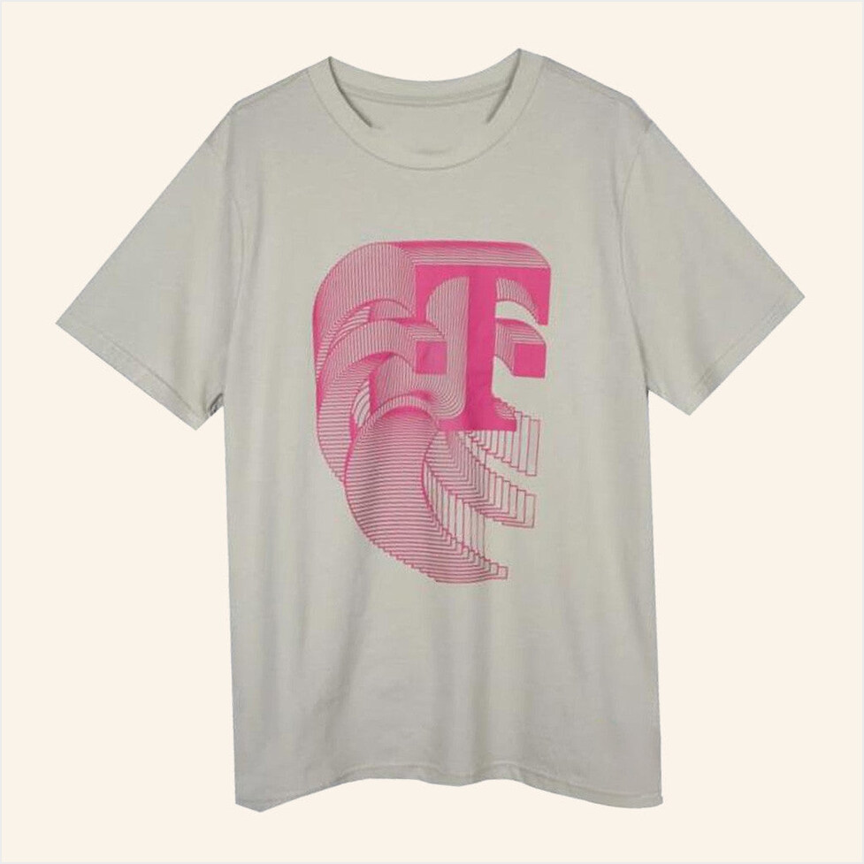 Swirled T-Shirt Love Magenta Merch Birthday Gifts For Her Gifts For BFF Christmas Presents