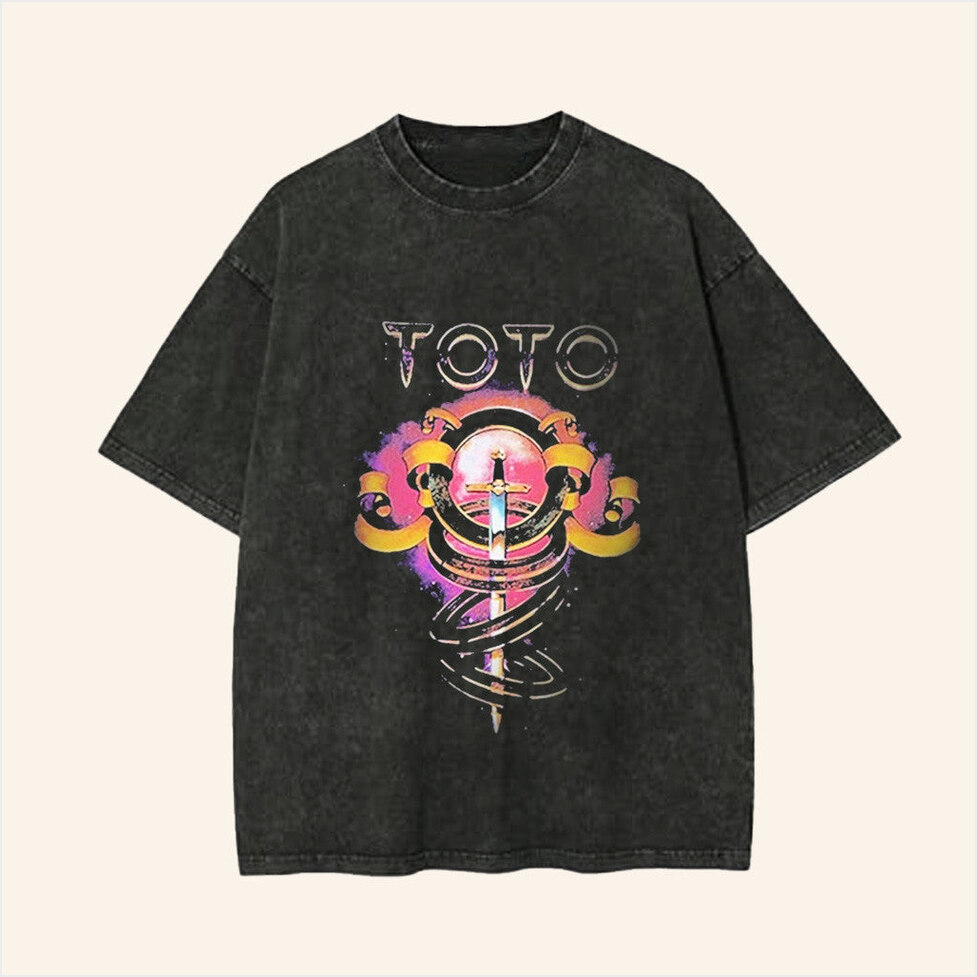 Sword 1978 Mineral Wash T-Shirt Toto Merch Birthday Gifts For Husband Gifts For Besties