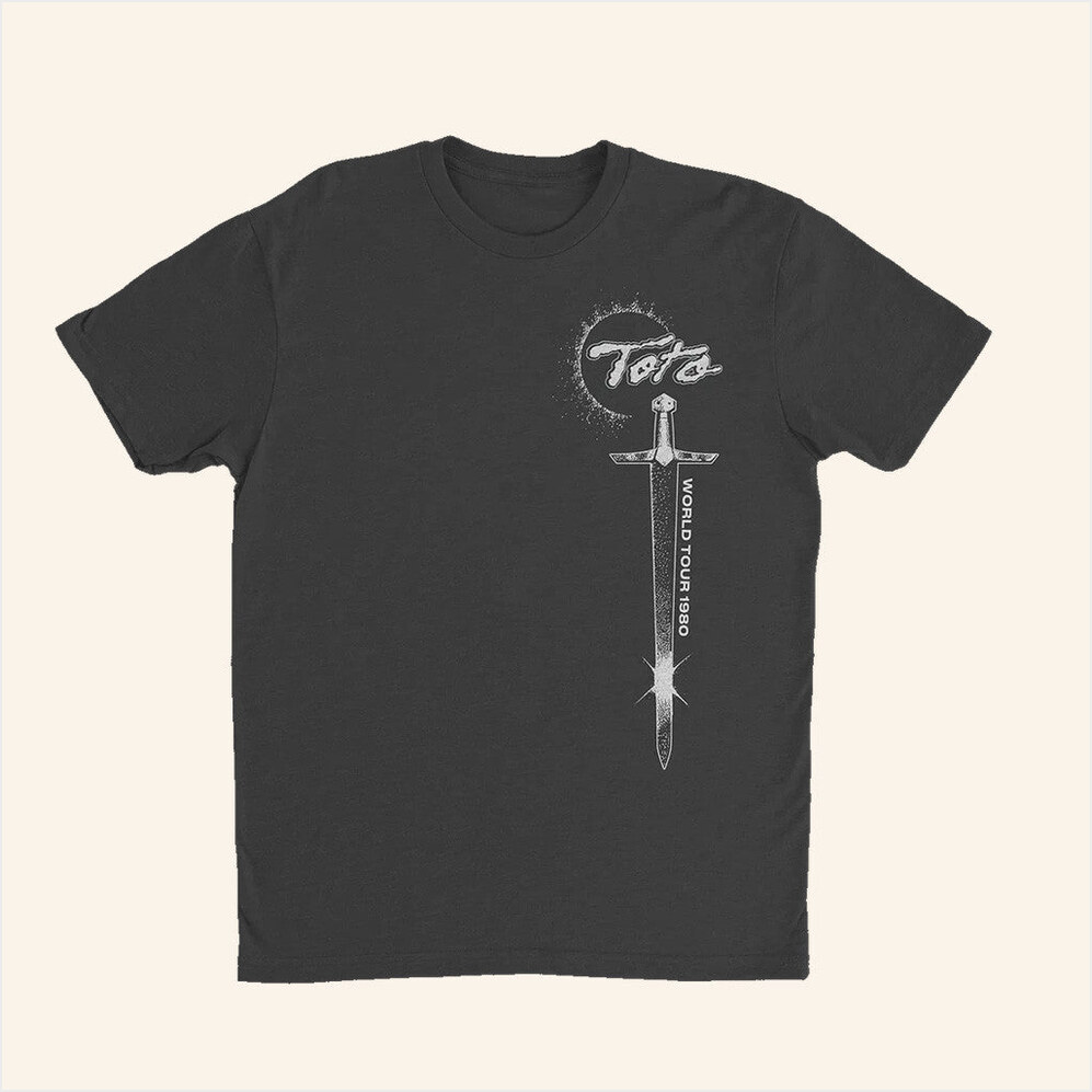Sword 1980 T-Shirt Toto Merch Birthday Gifts For Father Gifts For Besties Christmas Presents