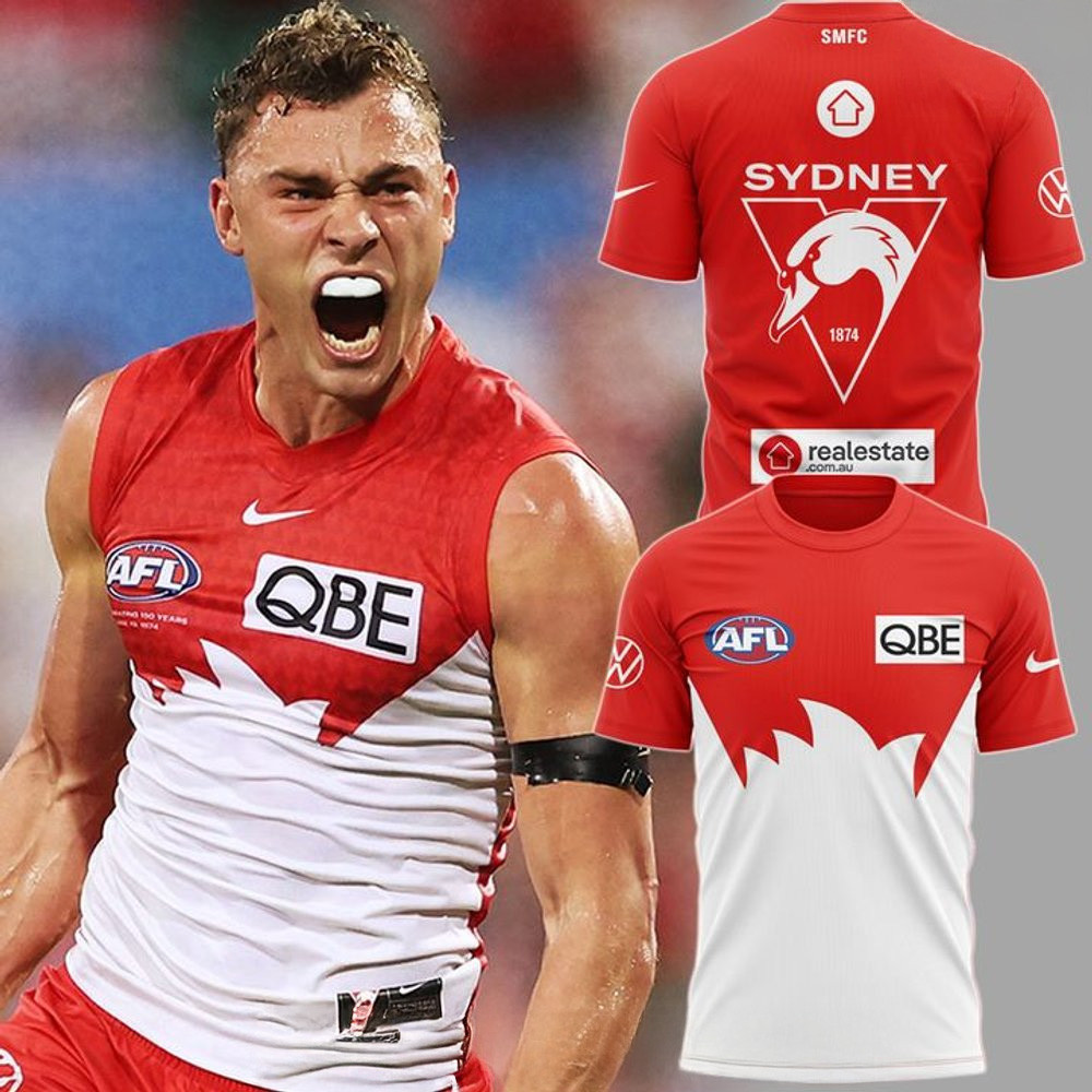 Sydney Swans Gather Round 2025 T-Shirt Sydney Swans Merch Fathers Day Presents For Son