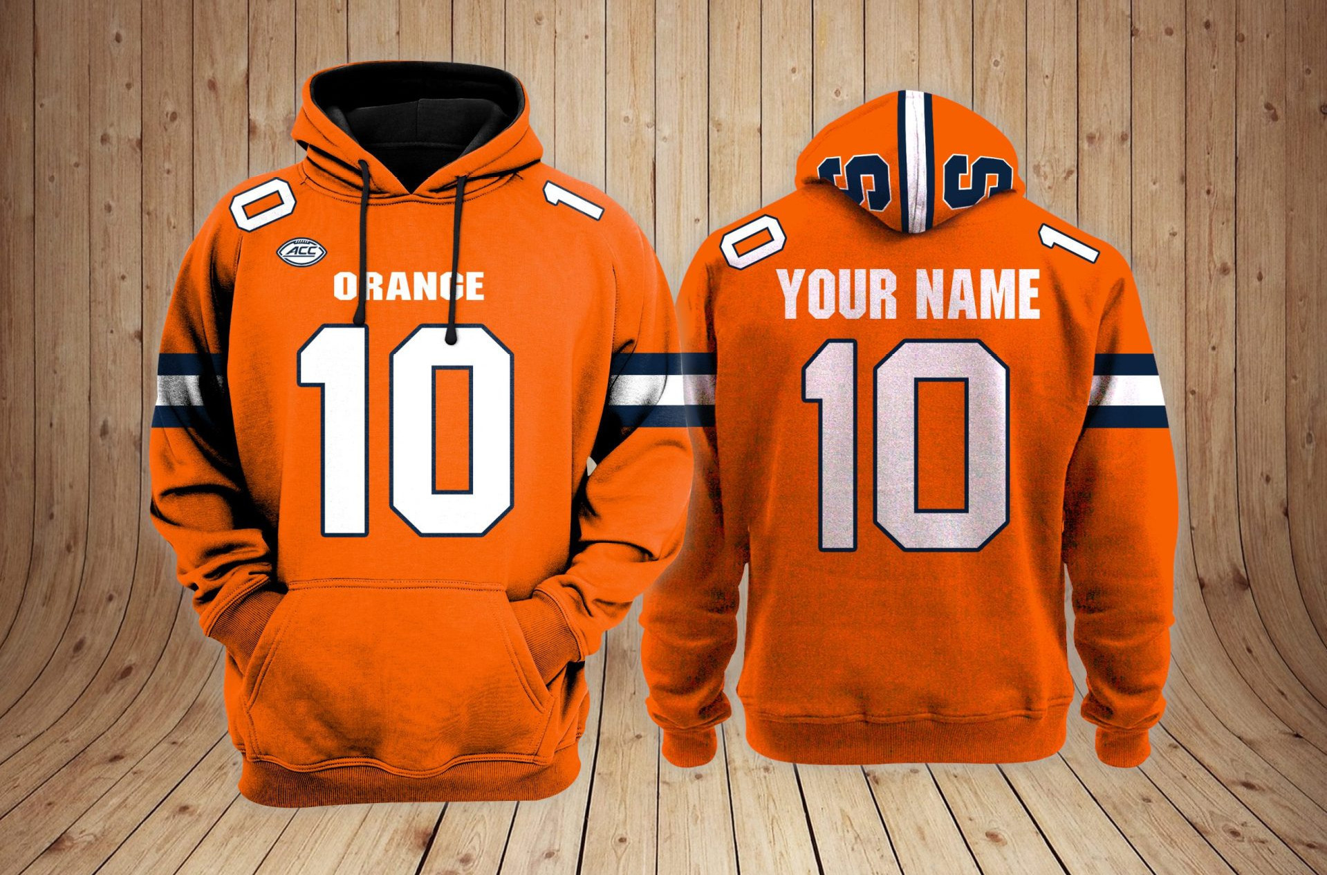 Syracuse Orange football NCAA Custom 3D Hoodie PT24446