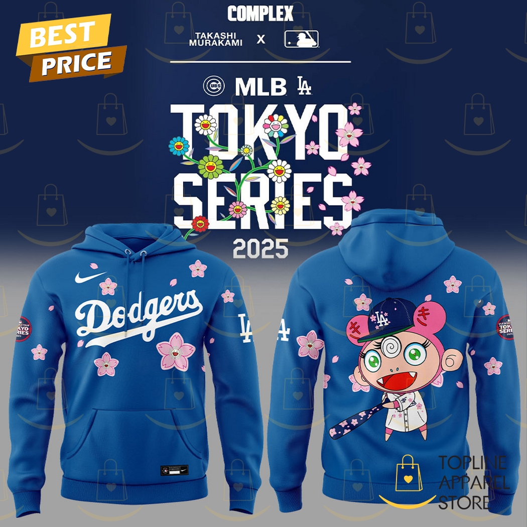 Takashi Murakami x MLB World Tour Tokyo Series 2025 Los Angeles Dodgers Hoodie