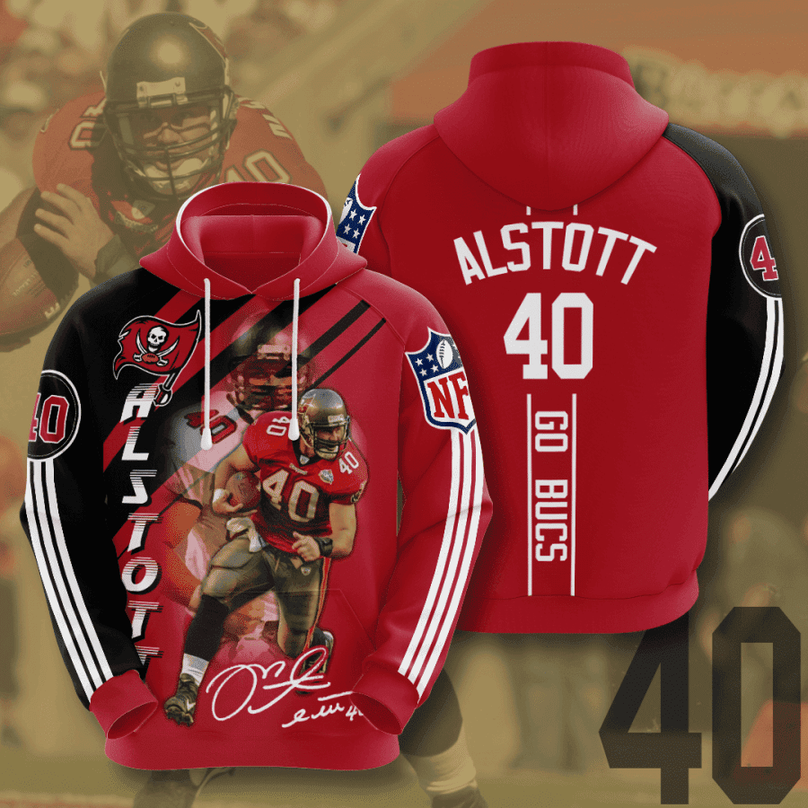 Tampa Bay Buccaneers Alstott Hoodie  Zip Hoodie Version 400