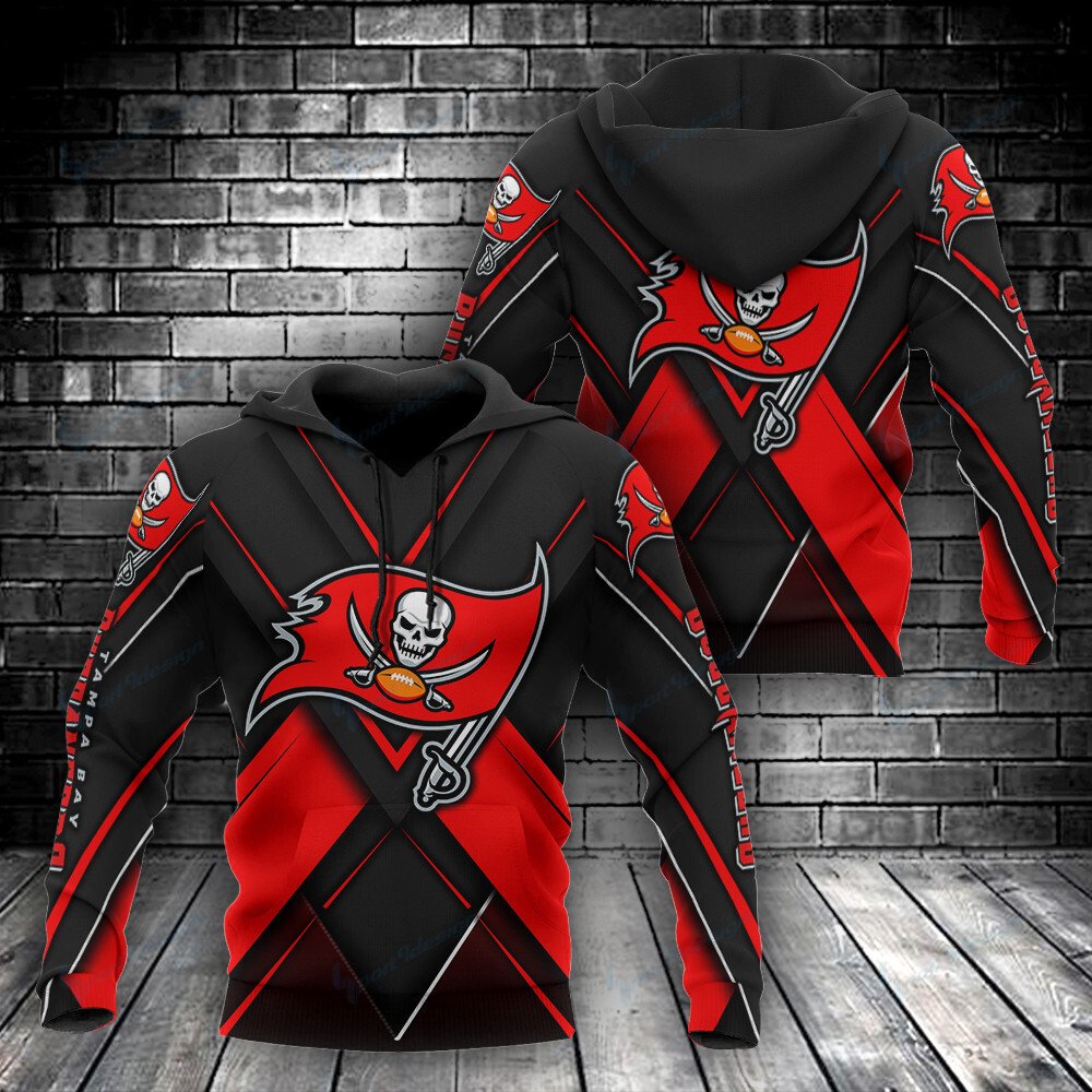 Tampa Bay Buccaneers Black NFL Football Team Hoodie