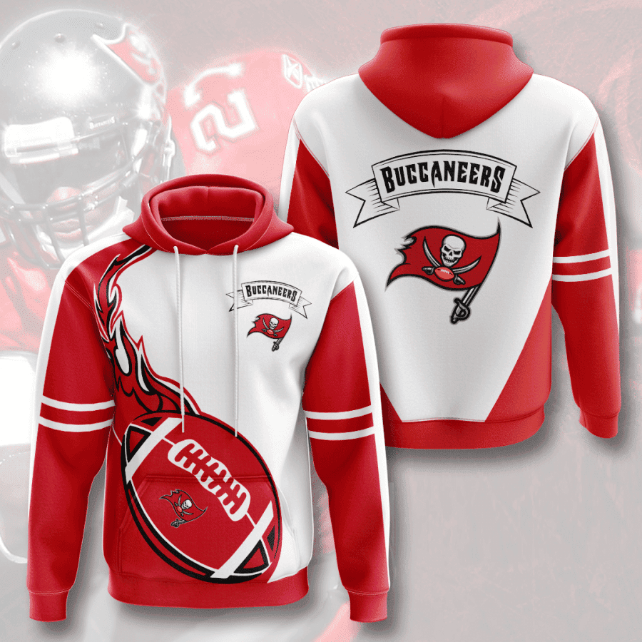 Tampa Bay Buccaneers Fire Ball Hoodie  Zip Hoodie Version 93