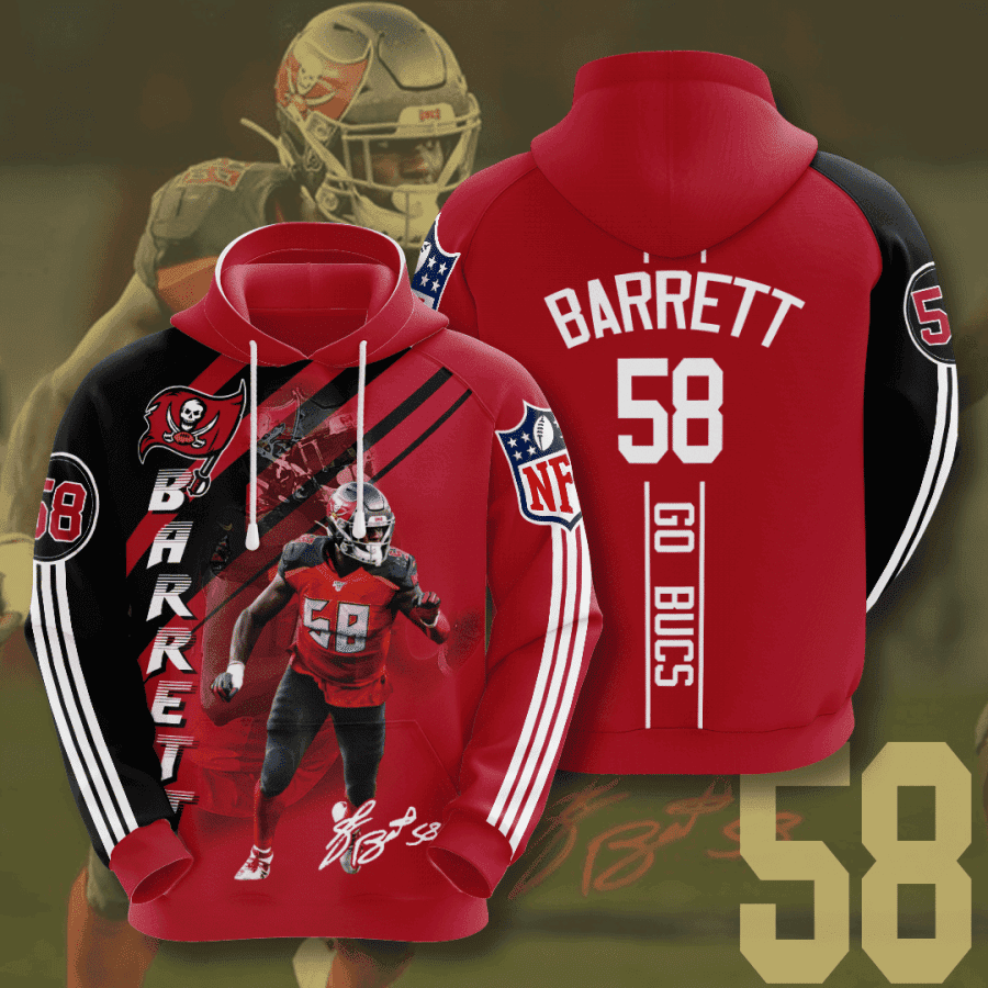 Tampa Bay Buccaneers Hoodie  Zip Hoodie Version 1858
