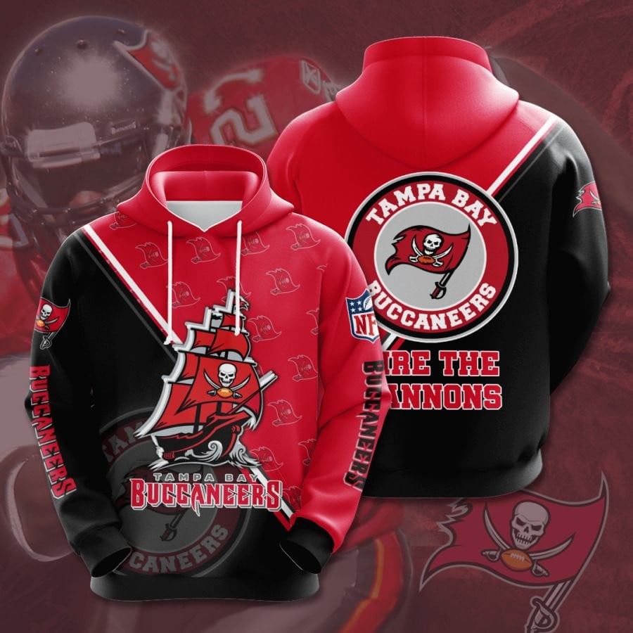 Tampa Bay Buccaneers Logo NFL Football Team Hoodie
