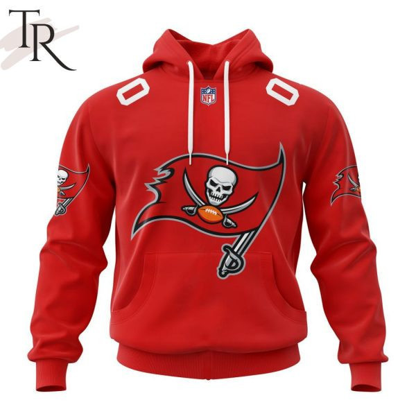 Tampa Bay Buccaneers Personalized Name And Number NFL 3D Hoodie Version 97