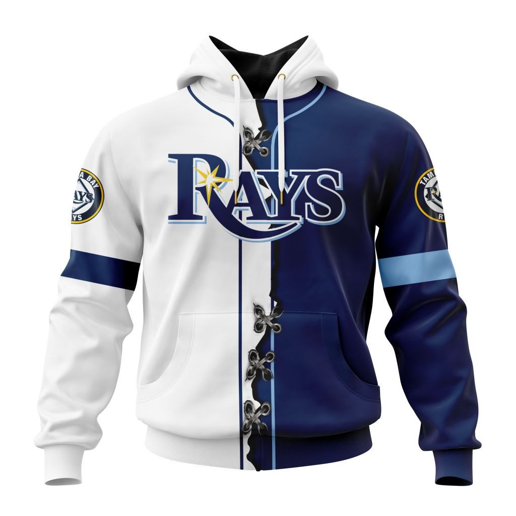 Tampa Bay Rays Personalized Mix Jersey Hoodie