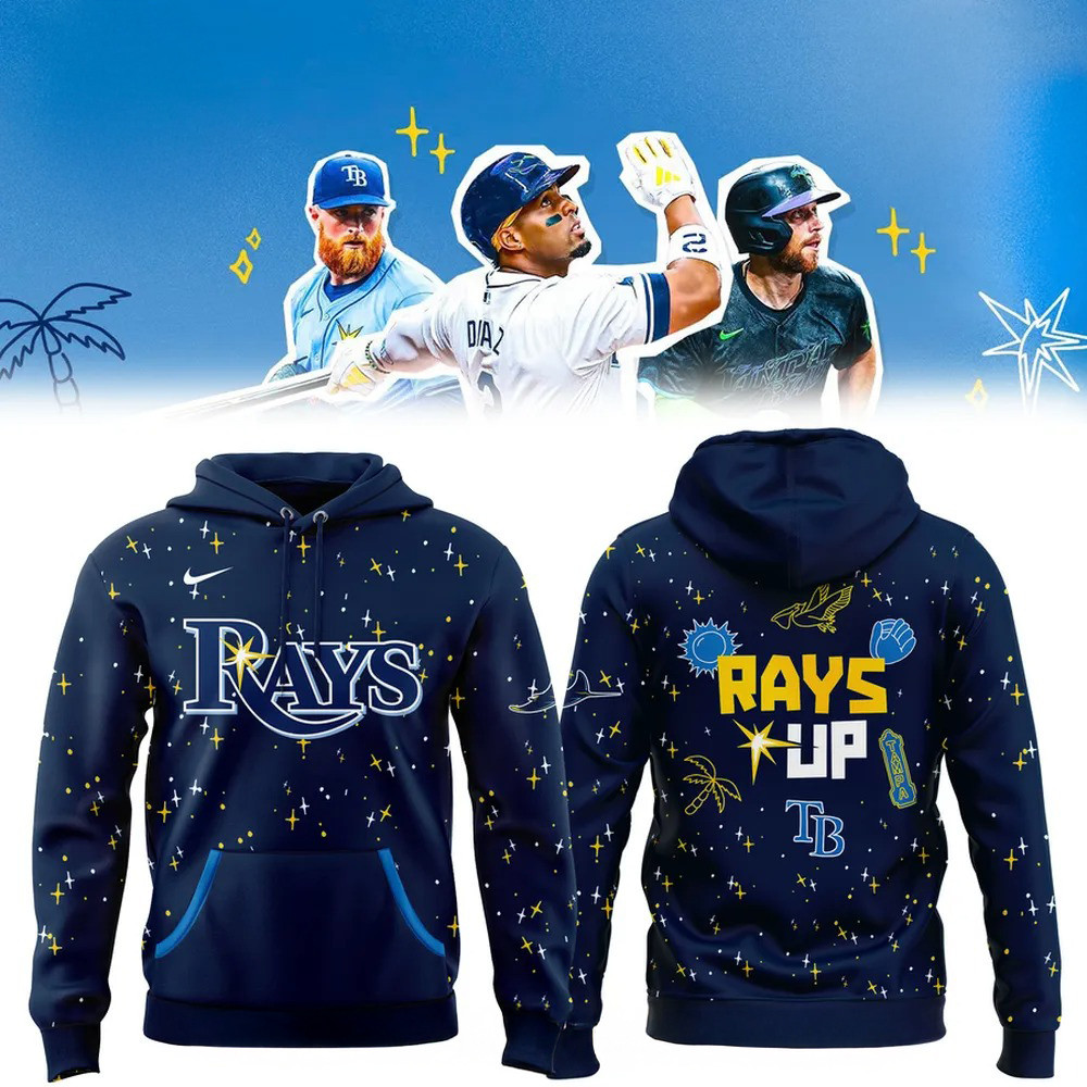 Tampa Bay Rays Rays Up Hoodie Best Gifts For Baseball Fans