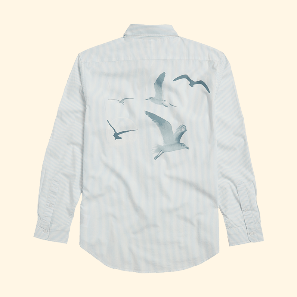 Taylor Swift Blue Stripe Poplin Shirt 1989 Summer Merch Gifts For Swifties Gifts For BFF