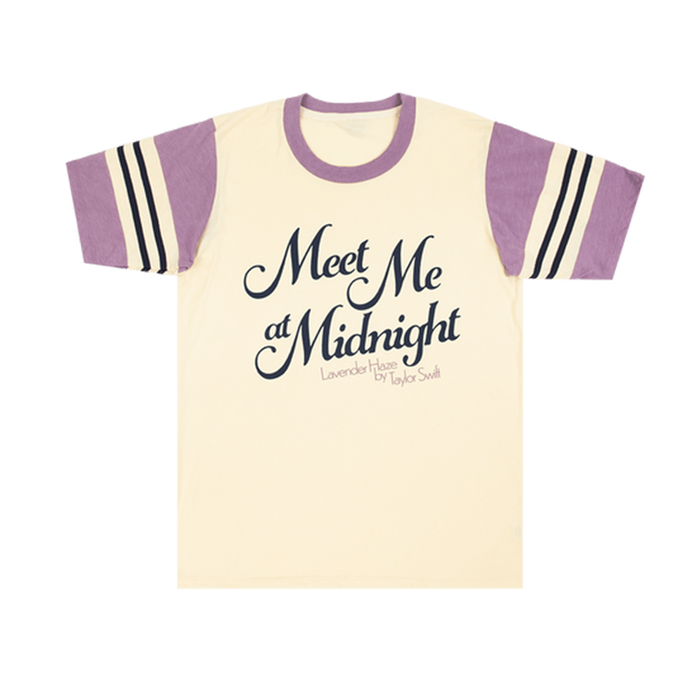 Taylor Swift Merch Meet Me At Midnight Colorblocked T-Shirt Wife Gifts For Swifties
